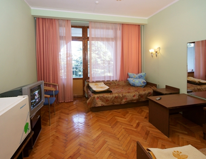Стандартный 2-местный 1-комнатный ЮГ 4 этаж корпус 5 - Санаторий «Горный» Курпаты